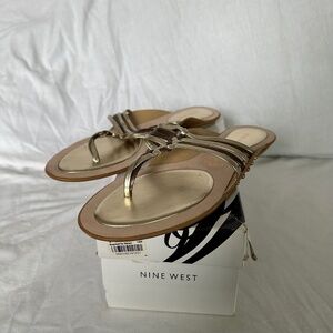 NWT - Nine West Leather Sandals - Size 9